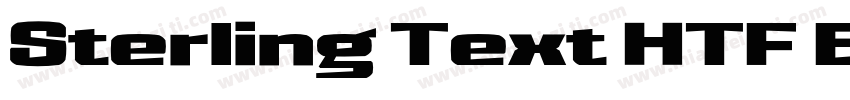 Sterling Text HTF BlackTa字体转换